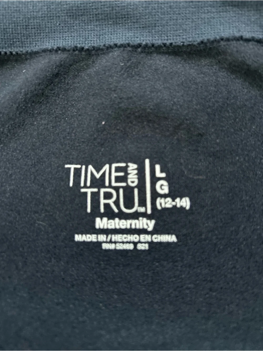 Time and Tru Dark Blue Maternity Jeggings
